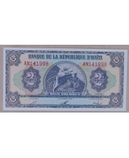 Гаити 2 гурда 1992 UNC арт. 1902